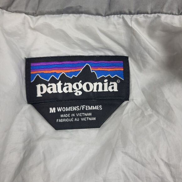 PATAGONIA Women Nano Puff Jacket Gray Primaloft 84216 Insulated Outdoors M READ - Picture 2 of 16